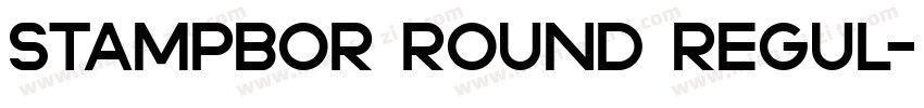 Stampbor Round Regul字体转换